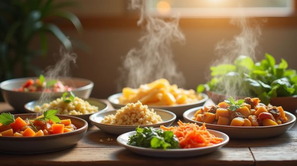 Mangez équilibré grâce à la livraison de plats variés